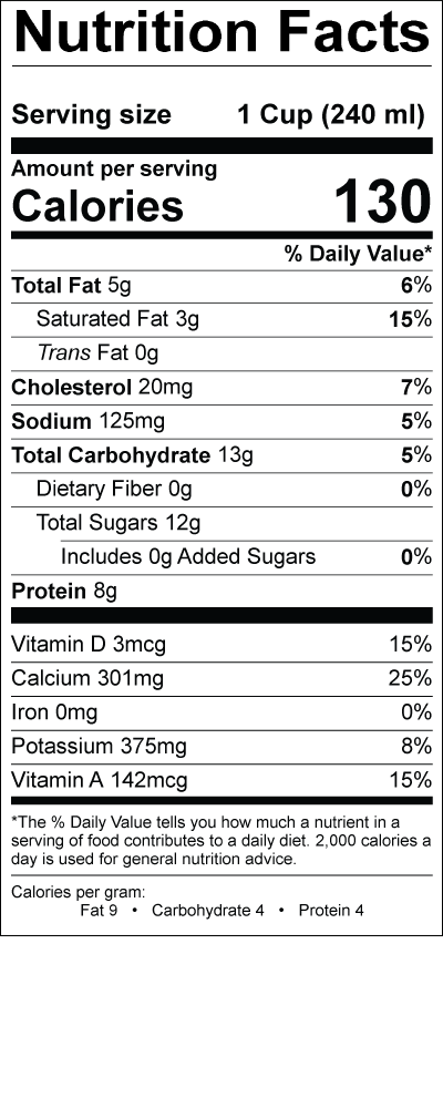 Reduced Fat Milk Smith Dairy