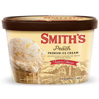Smiths Peach Ice Cream