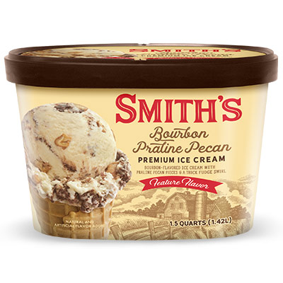 Bourbon Praline Pecan Ice Cream » Smith Dairy