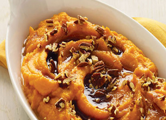 Sweet Potato Orange Mouse with Cinnamon Balsamic Reduction and Hazelnuts Recipe Smiths Foods