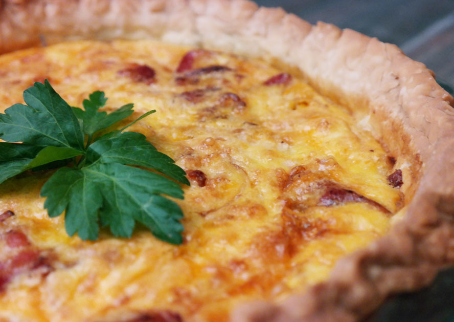 Farm Country Quiche With Bacon Recipe From Smith's » Smith Dairy